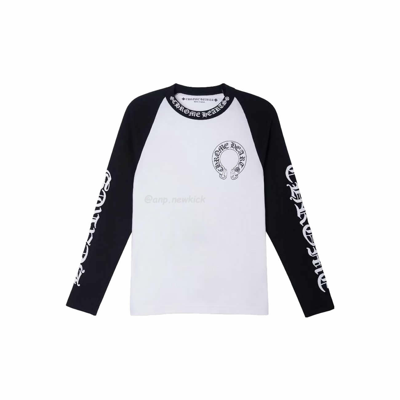 Chrome Hearts Horseshoe Baseball Shirt White Black (1) - www.kitistry.com Chrome Hearts Horseshoe Baseball Shirt White Black (1) - www.kitistry.com