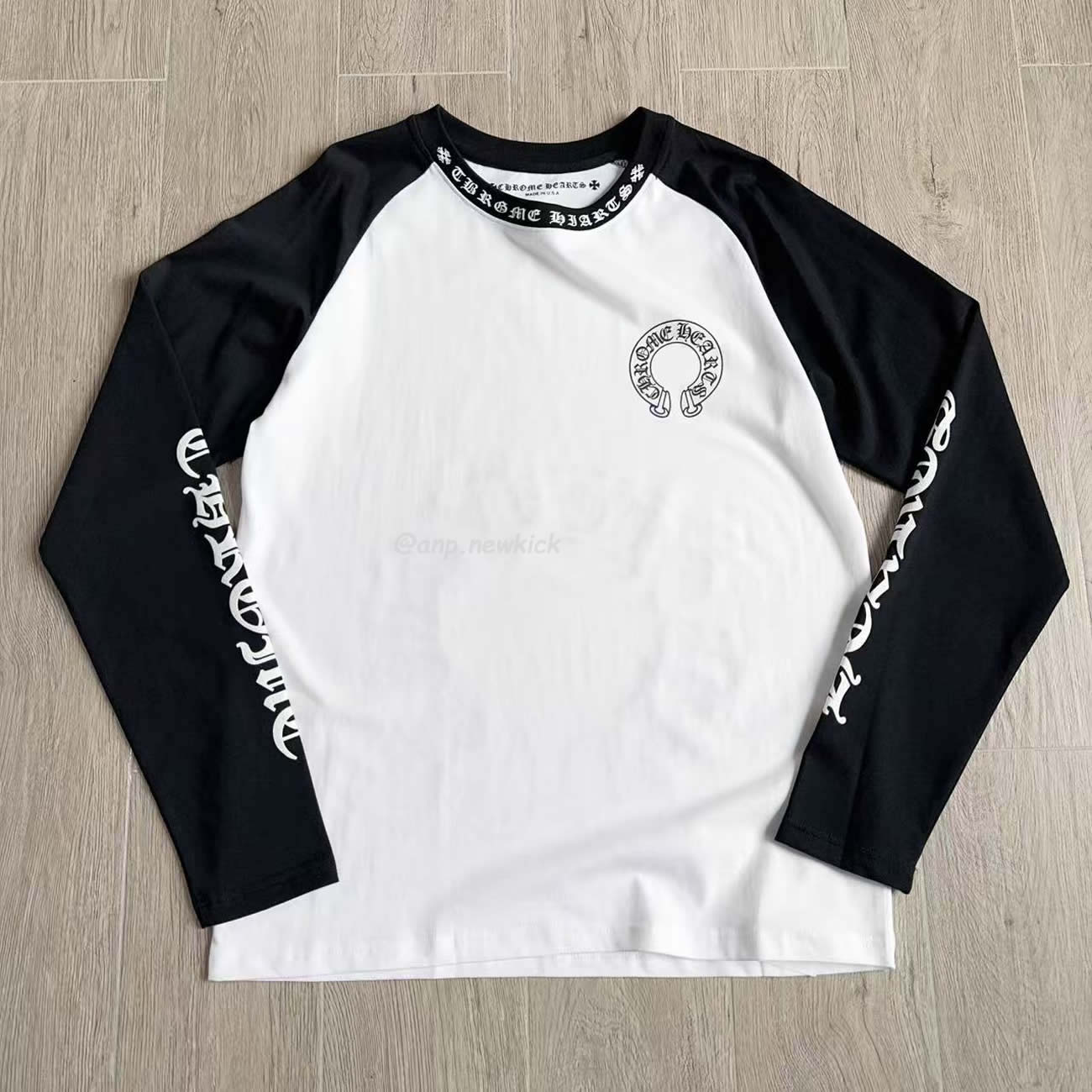Chrome Hearts Horseshoe Baseball Shirt White Black (5) - www.kitistry.com Chrome Hearts Horseshoe Baseball Shirt White Black (5) - www.kitistry.com