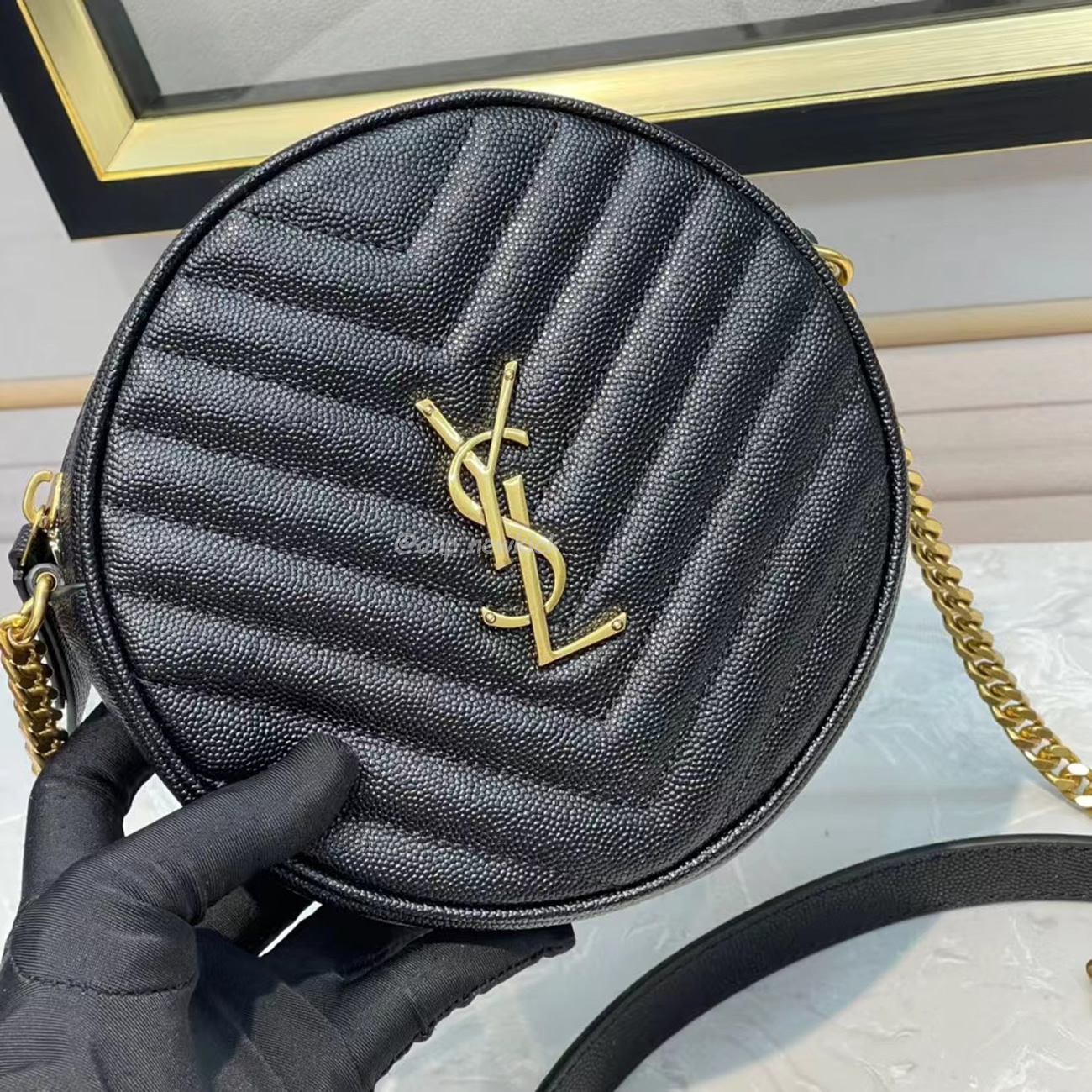 Saint Laurent Circular Quilted Crossbody Bag (4) - www.kitistry.com Saint Laurent Circular Quilted Crossbody Bag (4) - www.kitistry.com