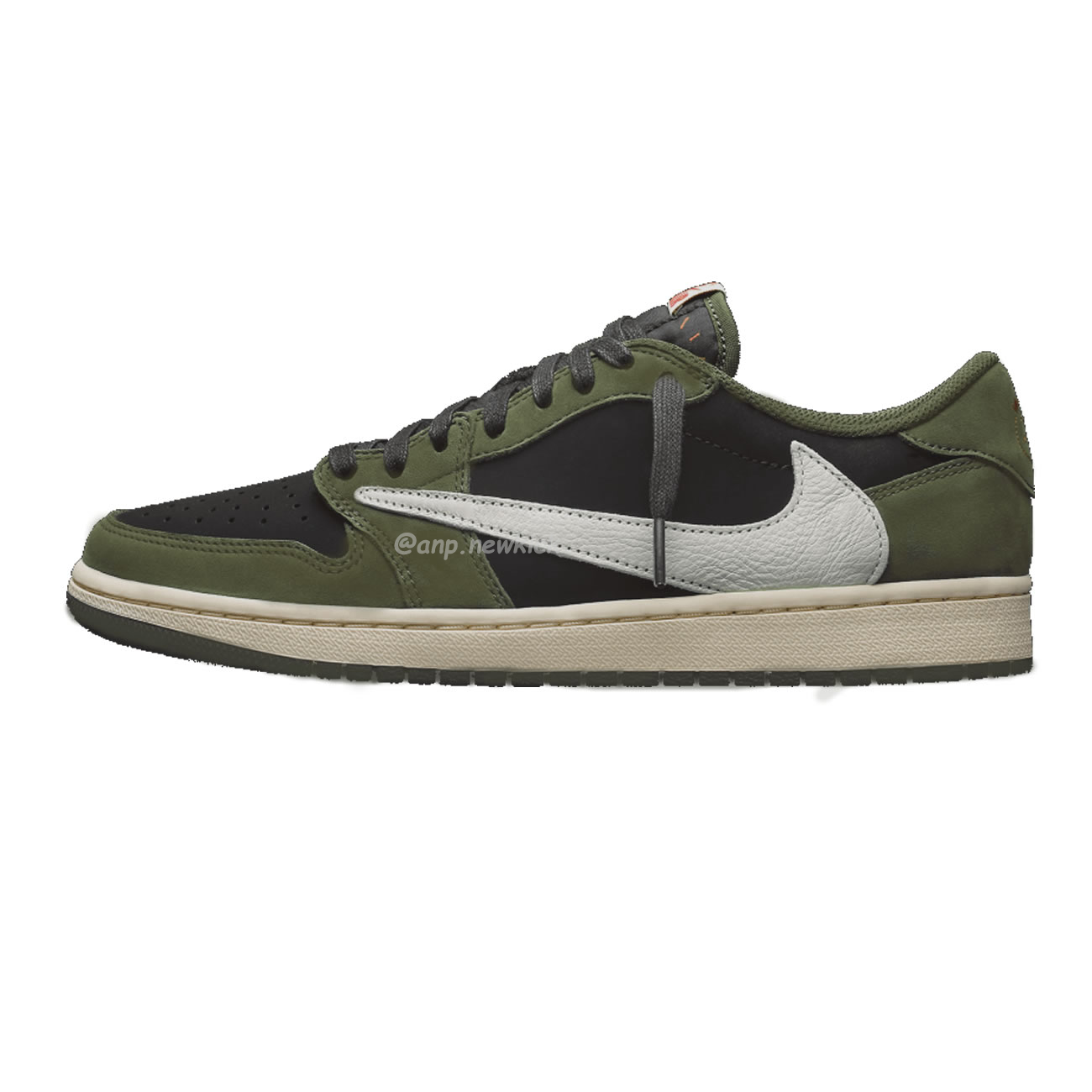 Travis Scott X Nike Air Jordan 1 Retro Low Og Sp Black Olive Dm7866 002 (1) - www.kitistry.com