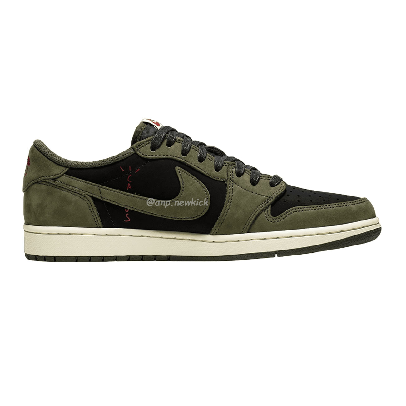 Travis Scott X Nike Air Jordan 1 Retro Low Og Sp Black Olive Dm7866 002 (10) - www.kitistry.com