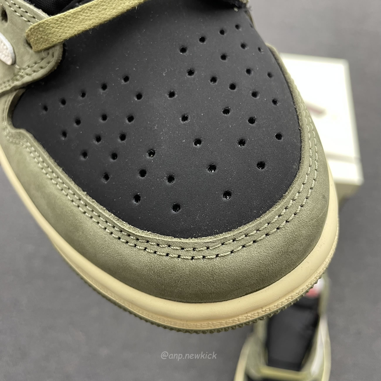 Travis Scott X Nike Air Jordan 1 Retro Low Og Sp Black Olive Dm7866 002 (15) - www.kitistry.com