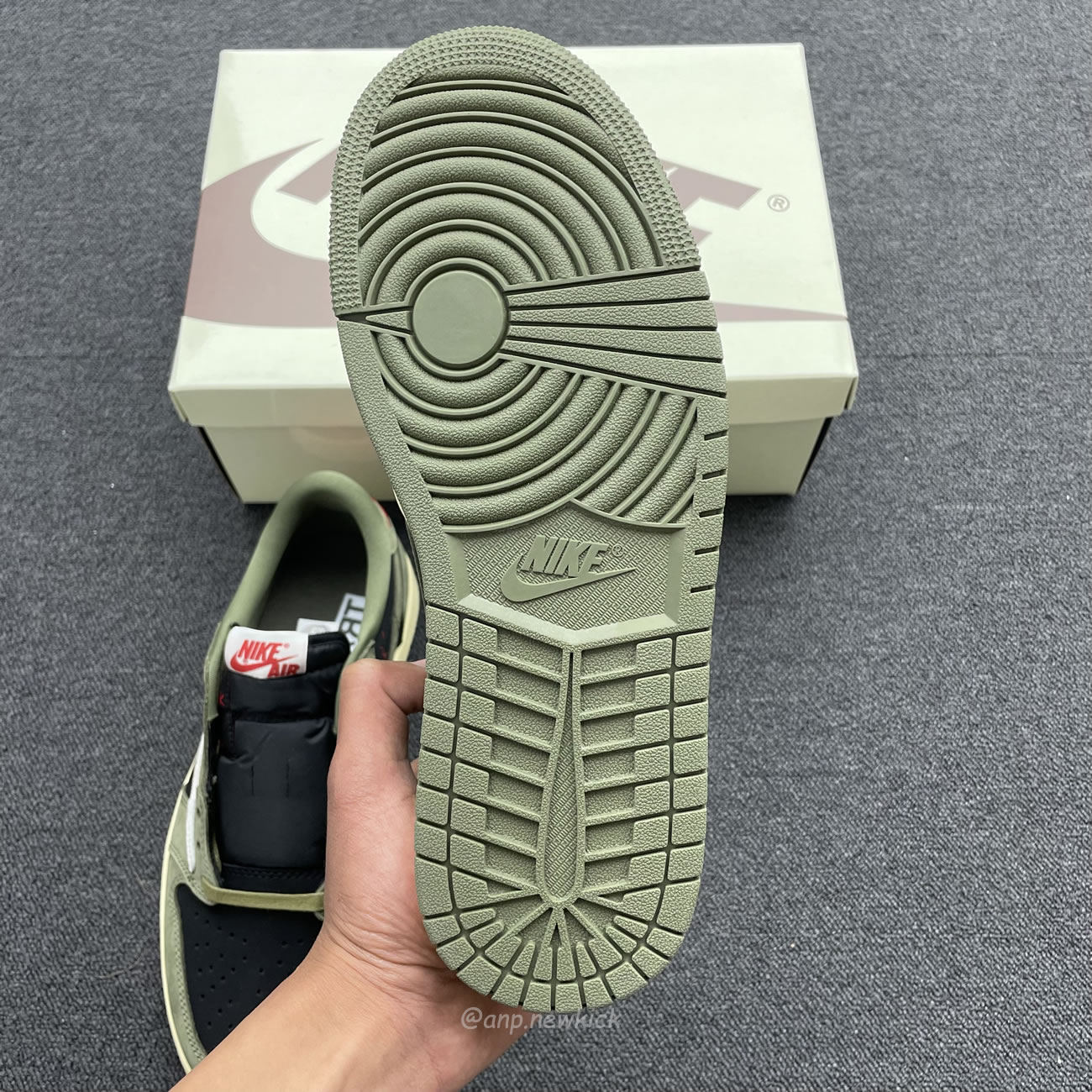 Travis Scott X Nike Air Jordan 1 Retro Low Og Sp Black Olive Dm7866 002 (3) - www.kitistry.com