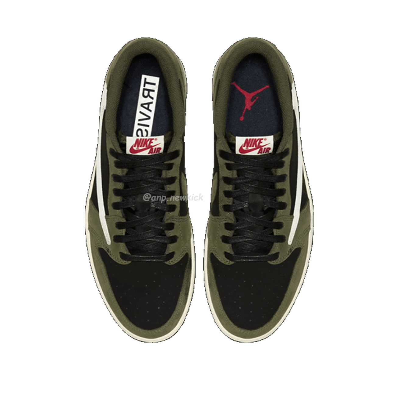 Travis Scott X Nike Air Jordan 1 Retro Low Og Sp Black Olive Dm7866 002 (5) - www.kitistry.com