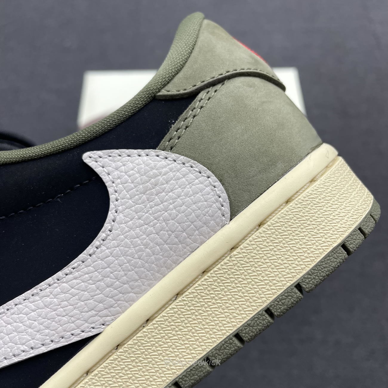 Travis Scott X Nike Air Jordan 1 Retro Low Og Sp Black Olive Dm7866 002 (8) - www.kitistry.com