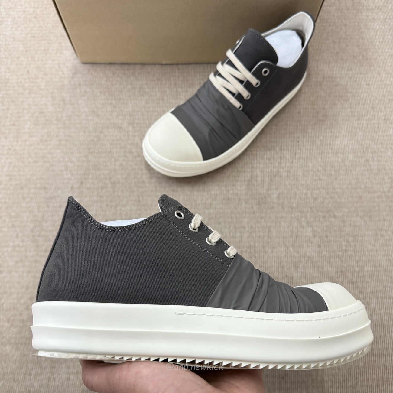 Rick Owens Drkshdw Hustler Low Dark Dust Denim Du01e3814 Donp 783411 (5) - www.kitistry.com Rick Owens Drkshdw Hustler Low Dark Dust Denim Du01e3814 Donp 783411 (5) - www.kitistry.com