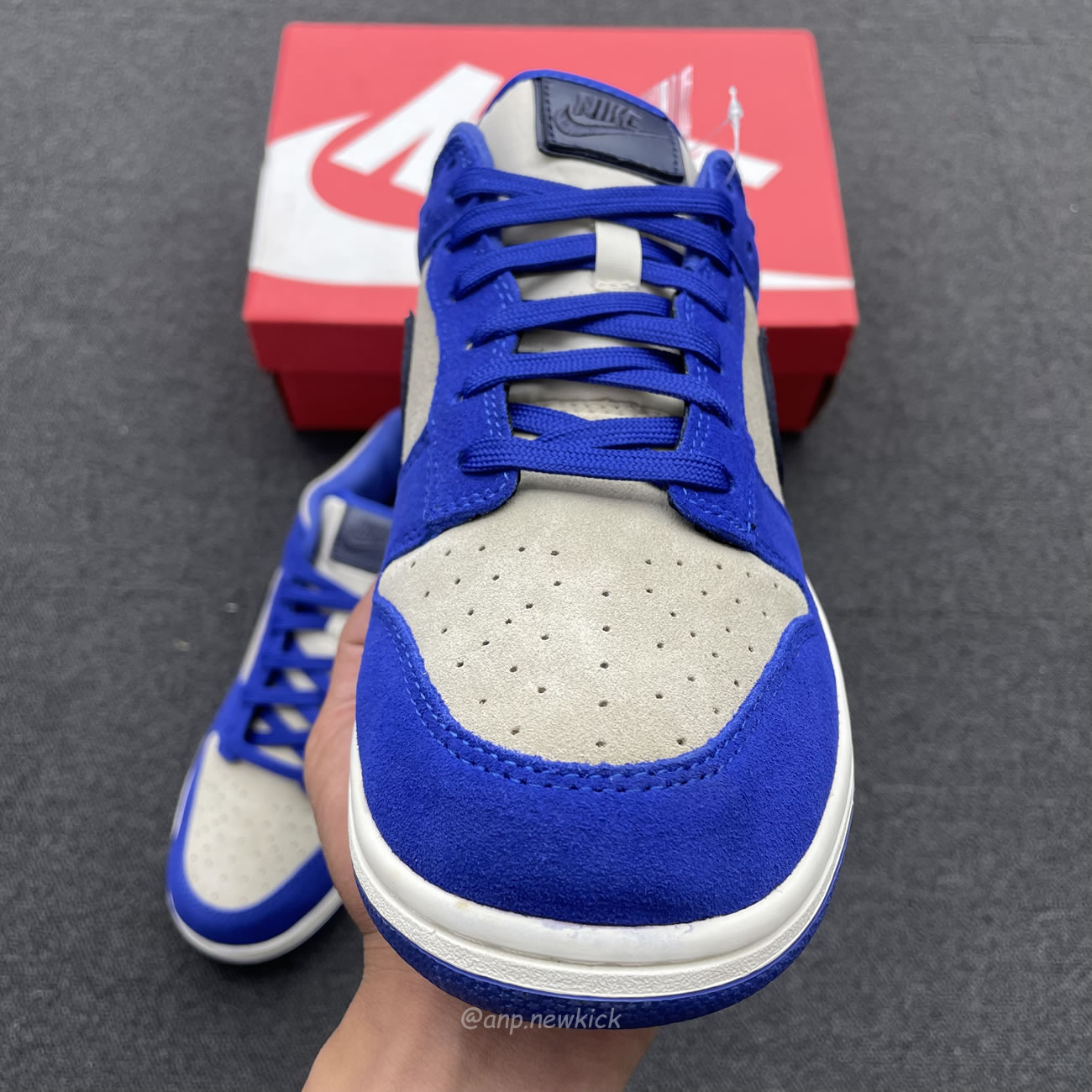 Nike Dunk Low Lx Blue Suede Womens Dv7411 400 (9) - www.kitistry.com