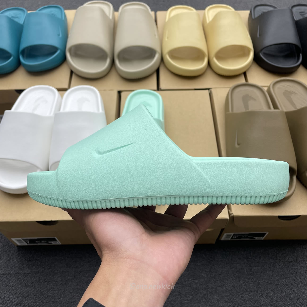 Nike Calm Slide Jade Ice Black Sesame Geode Teal White Brown Dx4816 300 (12) - www.kitistry.com Nike Calm Slide Jade Ice Black Sesame Geode Teal White Brown Dx4816 300 (12) - www.kitistry.com