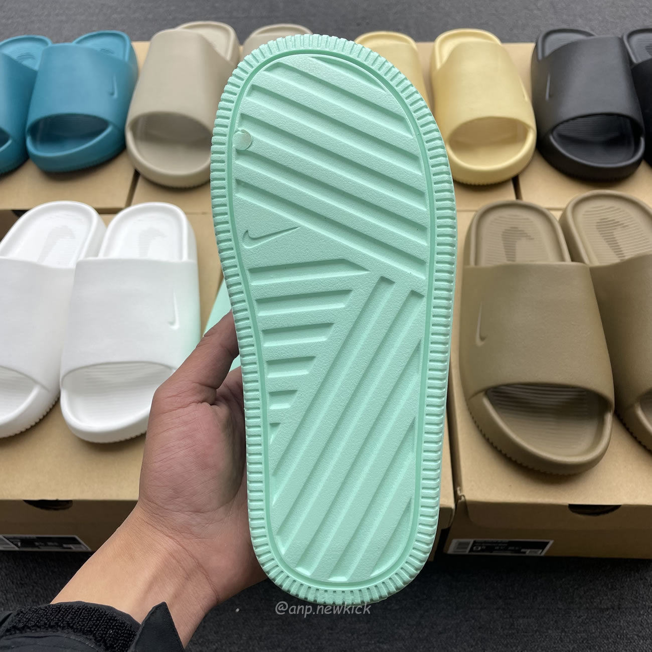 Nike Calm Slide Jade Ice Black Sesame Geode Teal White Brown Dx4816 300 (17) - www.kitistry.com Nike Calm Slide Jade Ice Black Sesame Geode Teal White Brown Dx4816 300 (17) - www.kitistry.com