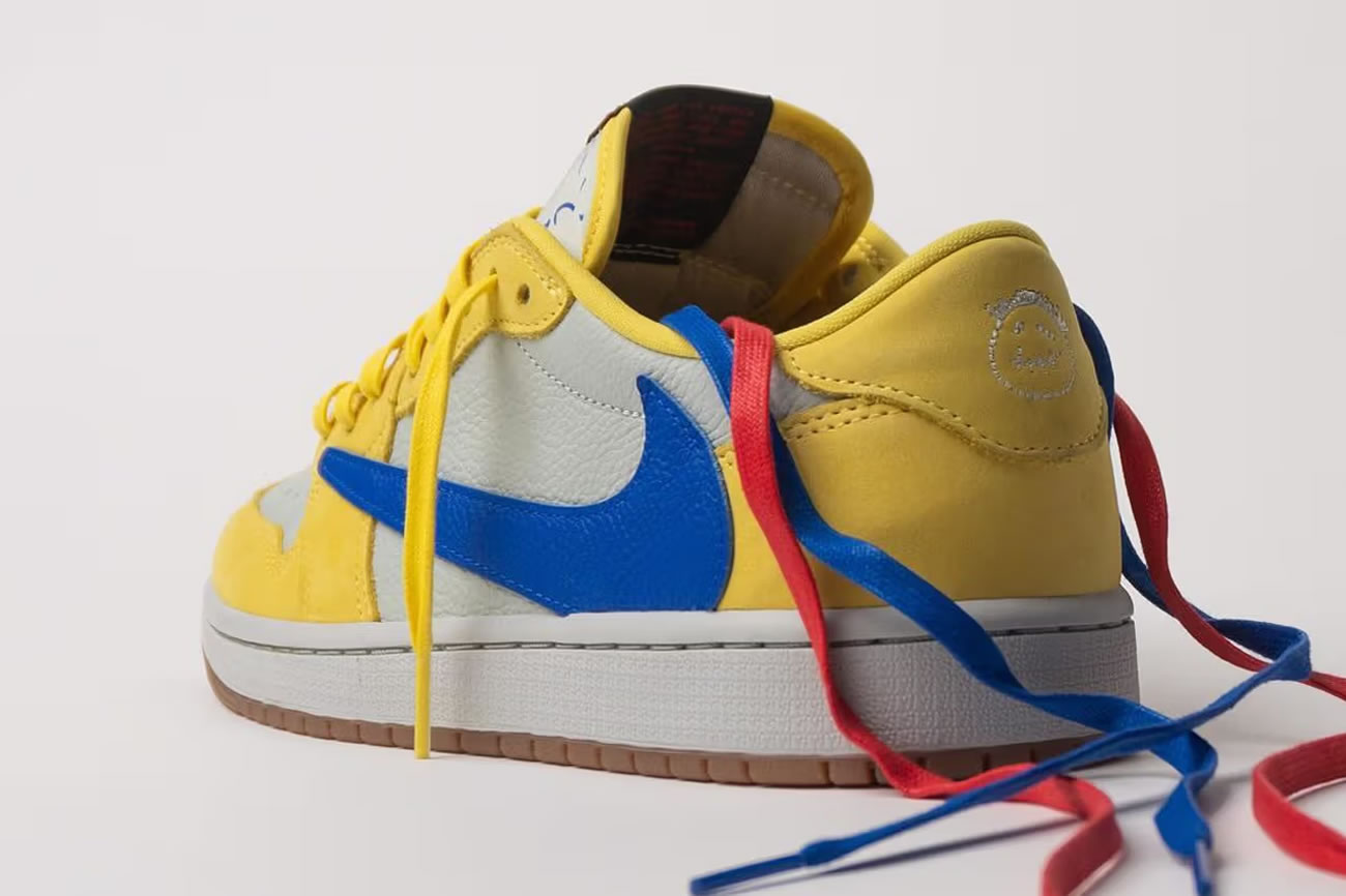Travis Scott X Nike Air Jordan 1 Retro Low Og Sp Canary Dz4137 700 (5) - www.kitistry.com
