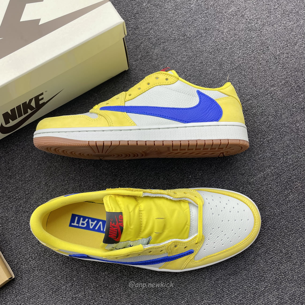 Travis Scott X Nike Air Jordan 1 Retro Low Og Sp Canary Dz4137 700 (9) - www.kitistry.com