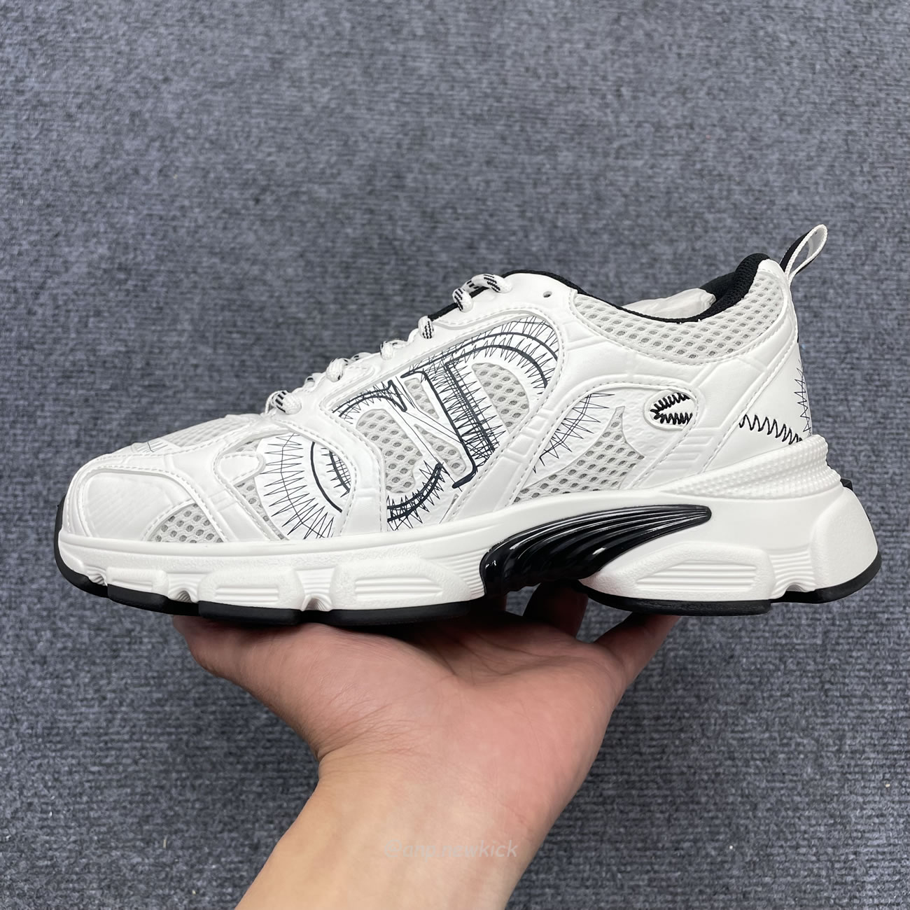 Dior Chrono Sneaker Mesh With White Black 19w White (6) - www.kitistry.com Dior Chrono Sneaker Mesh With White Black 19w White (6) - www.kitistry.com