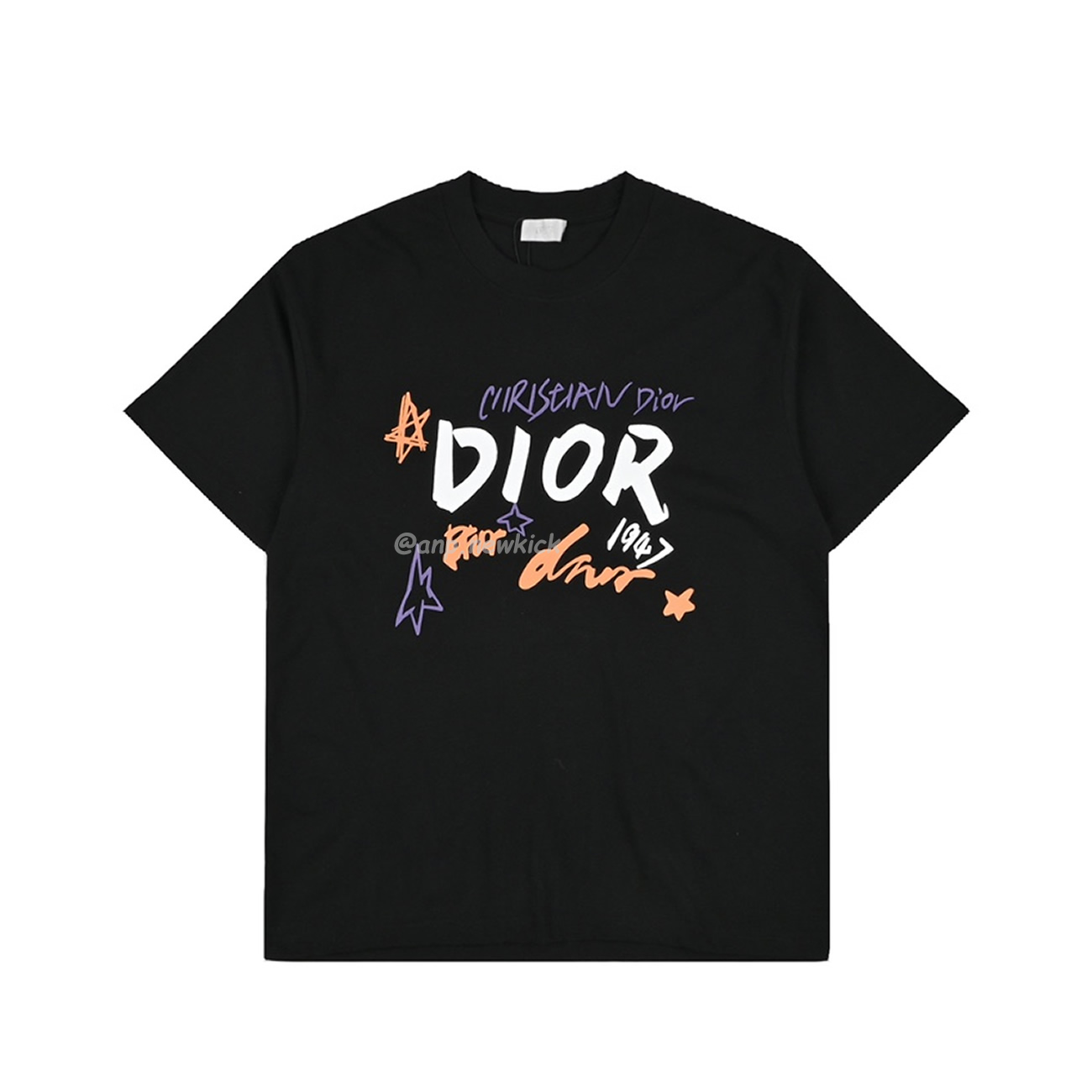 Dior Hand Drawn Sketch Logo Graffiti Short Sleeved T Shirt (10) - www.kitistry.com Dior Hand Drawn Sketch Logo Graffiti Short Sleeved T Shirt (10) - www.kitistry.com