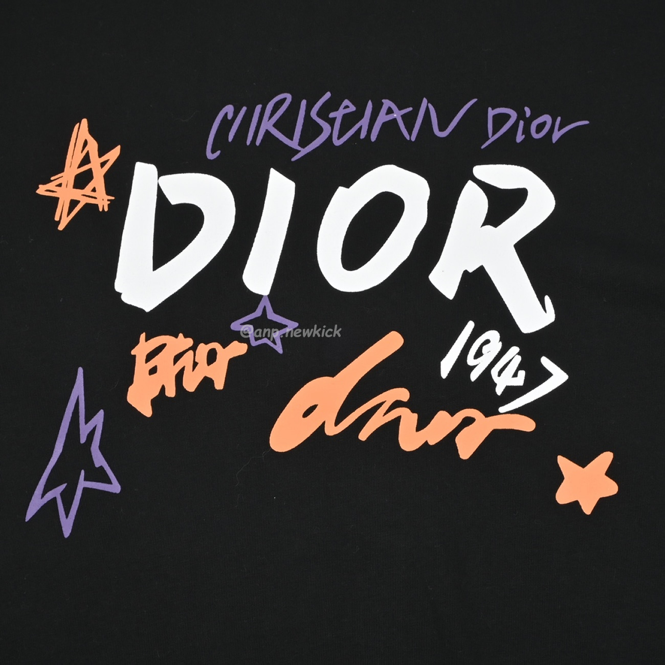 Dior Hand Drawn Sketch Logo Graffiti Short Sleeved T Shirt (5) - www.kitistry.com Dior Hand Drawn Sketch Logo Graffiti Short Sleeved T Shirt (5) - www.kitistry.com