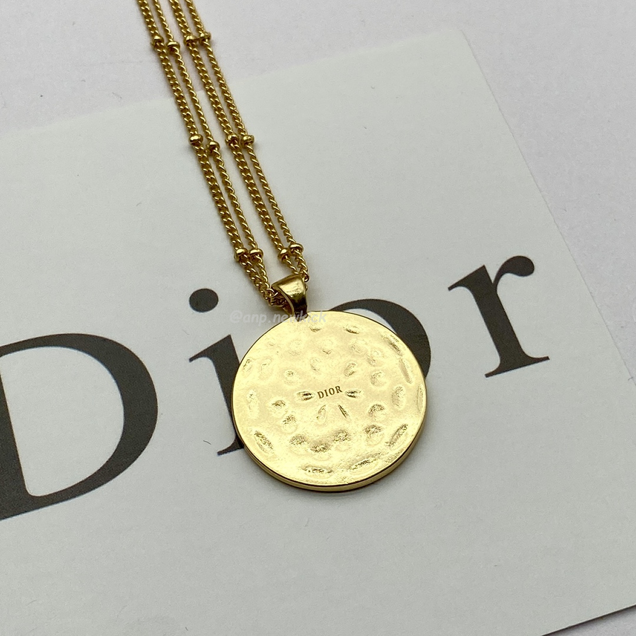 Dior Logo Charm Gold Necklace (6) - www.kitistry.com Dior Logo Charm Gold Necklace (6) - www.kitistry.com