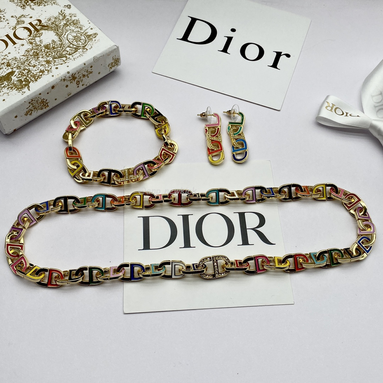 Dior Bracelet Necklace Earring Set (2) - www.kitistry.com Dior Bracelet Necklace Earring Set (2) - www.kitistry.com