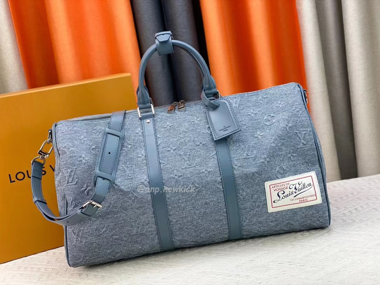 Louis Vuitton Keepall Bandouliere Monogram 50 Navy Duffel Bag (54) - www.kitistry.com Louis Vuitton Keepall Bandouliere Monogram 50 Navy Duffel Bag (54) - www.kitistry.com