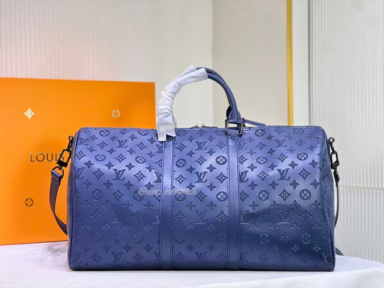 Louis Vuitton Keepall Bandouliere Monogram 50 Navy Duffel Bag (8) - www.kitistry.com Louis Vuitton Keepall Bandouliere Monogram 50 Navy Duffel Bag (8) - www.kitistry.com