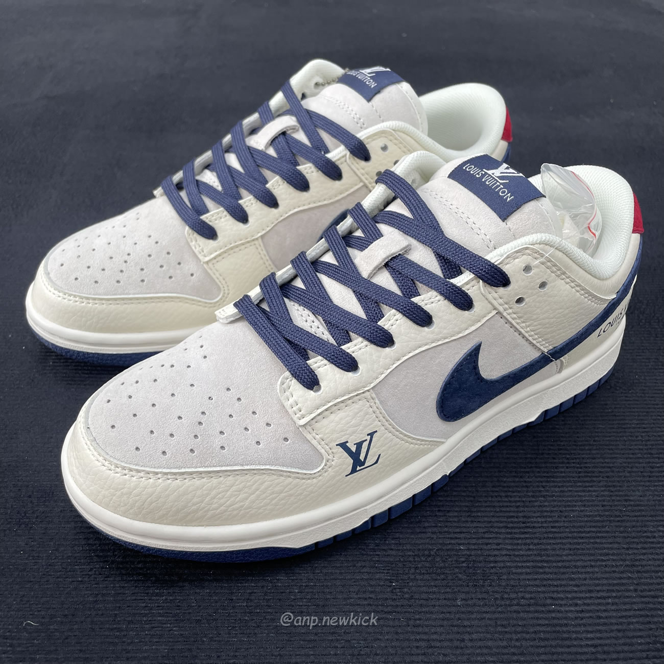 Nike Sb Dunk Low Lv Navy Blue Red Off White Fc1688 134 (5) - www.kitistry.com