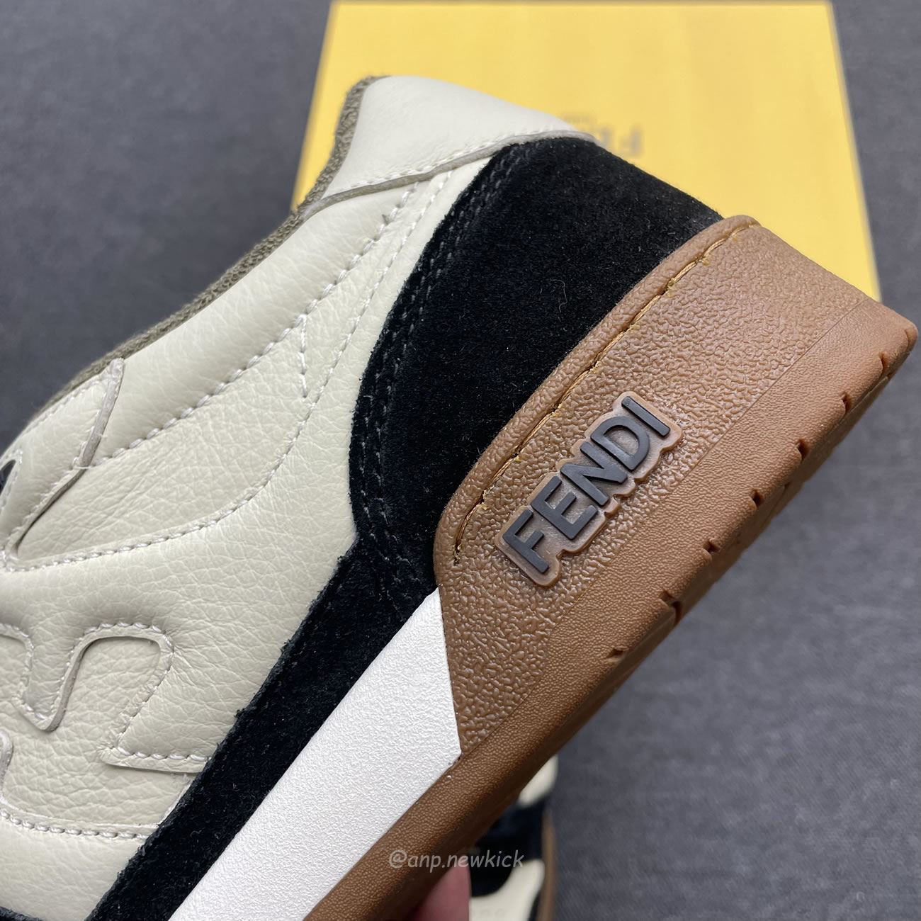 Fendi Match Cream Black White Suede And Leather Low Top Sneakers (10) - www.kitistry.com Fendi Match Cream Black White Suede And Leather Low Top Sneakers (10) - www.kitistry.com
