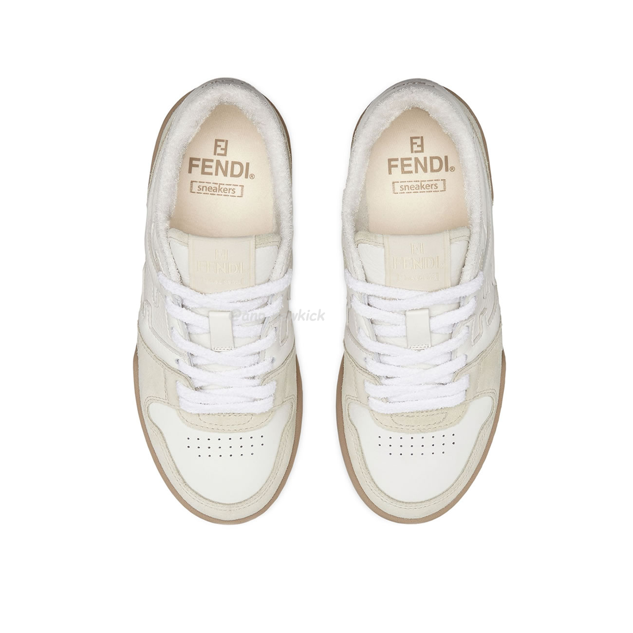 Fendi Match Cream Black White Suede And Leather Low Top Sneakers (4) - www.kitistry.com Fendi Match Cream Black White Suede And Leather Low Top Sneakers (4) - www.kitistry.com