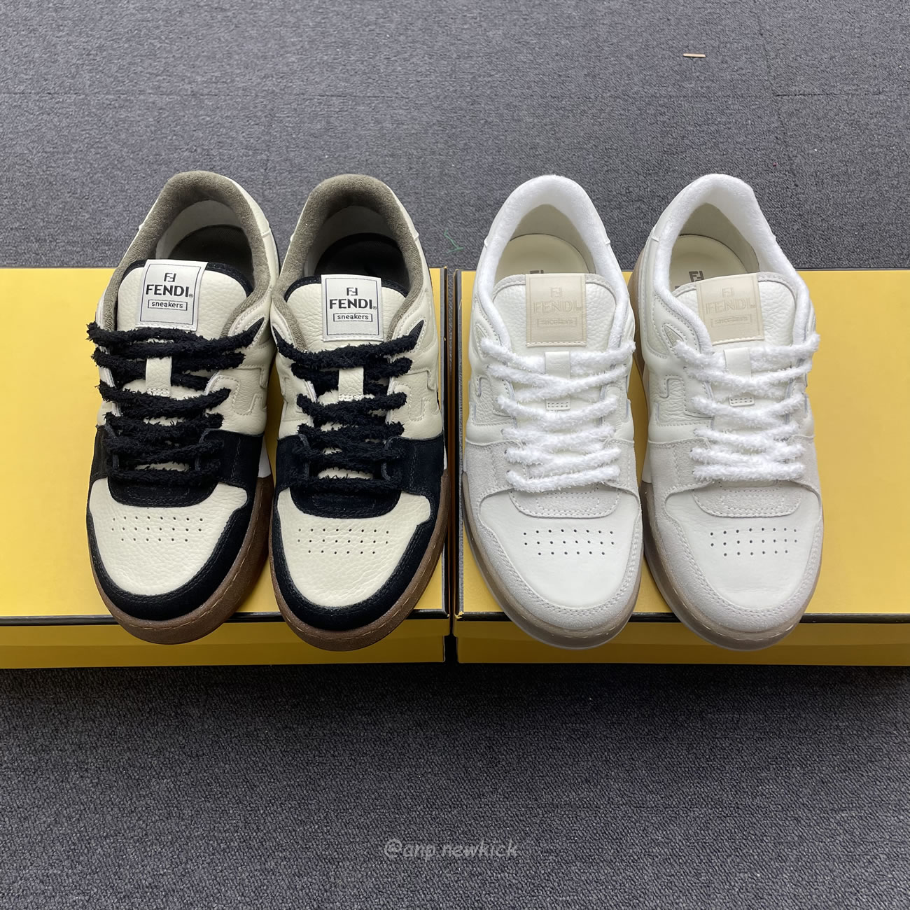 Fendi Match Cream Black White Suede And Leather Low Top Sneakers (7) - www.kitistry.com Fendi Match Cream Black White Suede And Leather Low Top Sneakers (7) - www.kitistry.com