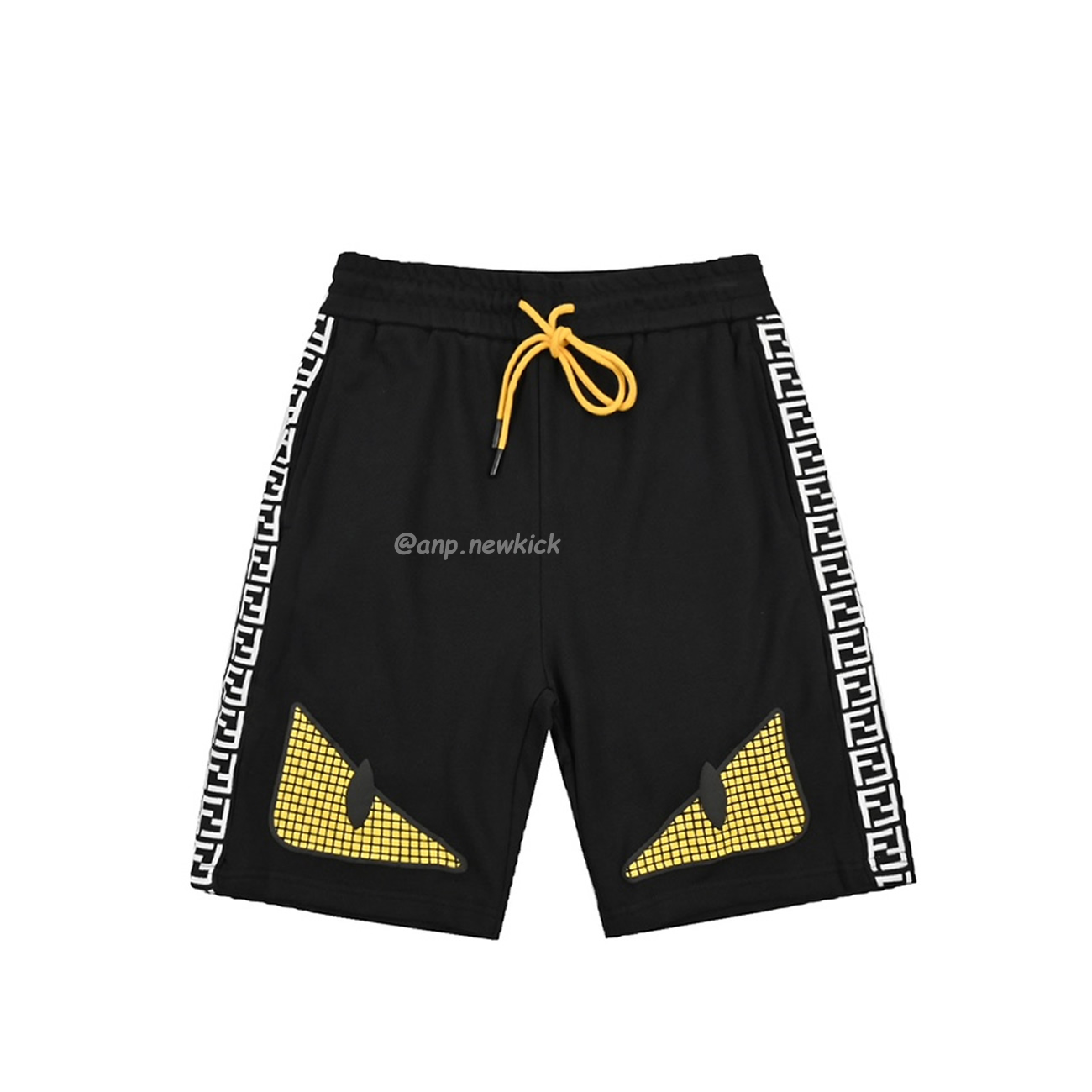 Fendi Old Buddha Little Monster Eye Letter Double F Ribbon Shorts (1) - www.kitistry.com Fendi Old Buddha Little Monster Eye Letter Double F Ribbon Shorts (1) - www.kitistry.com