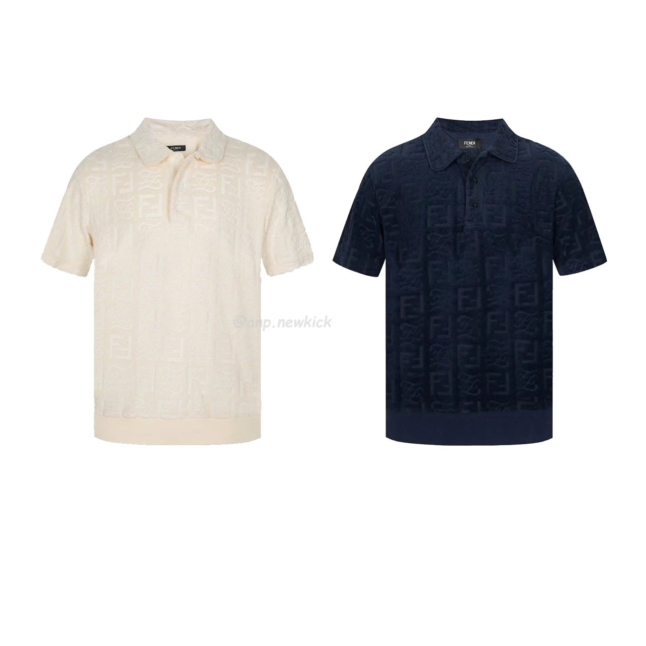Fendi Reverse Collar Polo Shirt White Black Fw22 (1) - www.kitistry.com Fendi Reverse Collar Polo Shirt White Black Fw22 (1) - www.kitistry.com