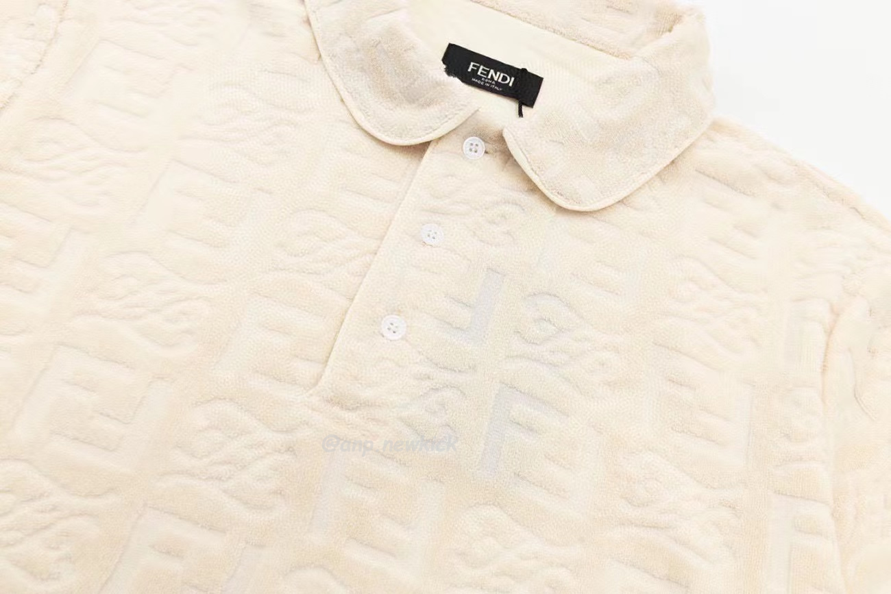 Fendi Reverse Collar Polo Shirt White Black Fw22 (11) - www.kitistry.com Fendi Reverse Collar Polo Shirt White Black Fw22 (11) - www.kitistry.com