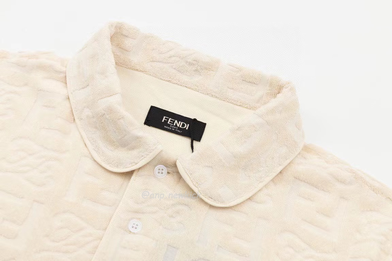 Fendi Reverse Collar Polo Shirt White Black Fw22 (6) - www.kitistry.com Fendi Reverse Collar Polo Shirt White Black Fw22 (6) - www.kitistry.com