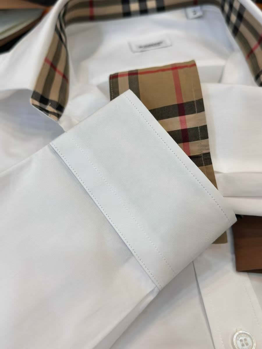 Burberry Slim Fit Monogram Motif Stretch Cotton Poplin Shirt Black White Fw21 80323081 (10) - www.kitistry.com Burberry Slim Fit Monogram Motif Stretch Cotton Poplin Shirt Black White Fw21 80323081 (10) - www.kitistry.com