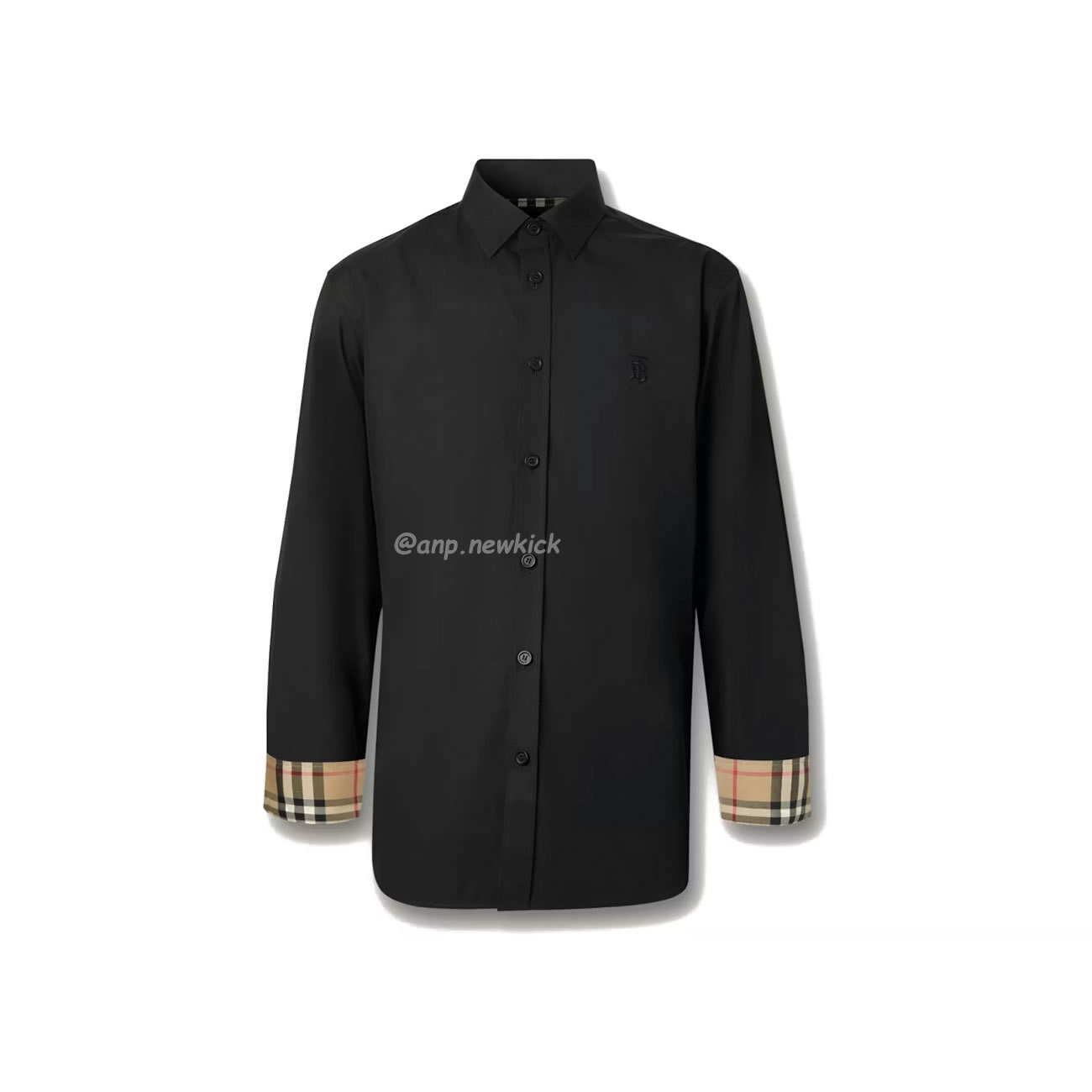 Burberry Slim Fit Monogram Motif Stretch Cotton Poplin Shirt Black White Fw21 80323081 (11) - www.kitistry.com Burberry Slim Fit Monogram Motif Stretch Cotton Poplin Shirt Black White Fw21 80323081 (11) - www.kitistry.com