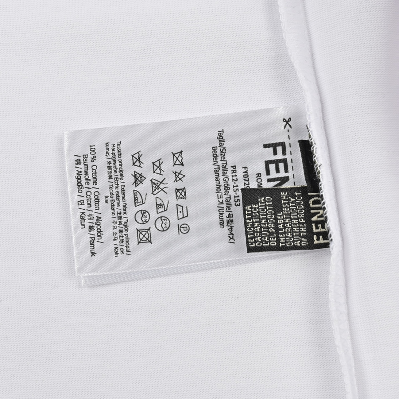 Fendi Pentagonal F Embroidered Flocked Round Neck Short Sleeved T Shirt (11) - www.kitistry.com Fendi Pentagonal F Embroidered Flocked Round Neck Short Sleeved T Shirt (11) - www.kitistry.com