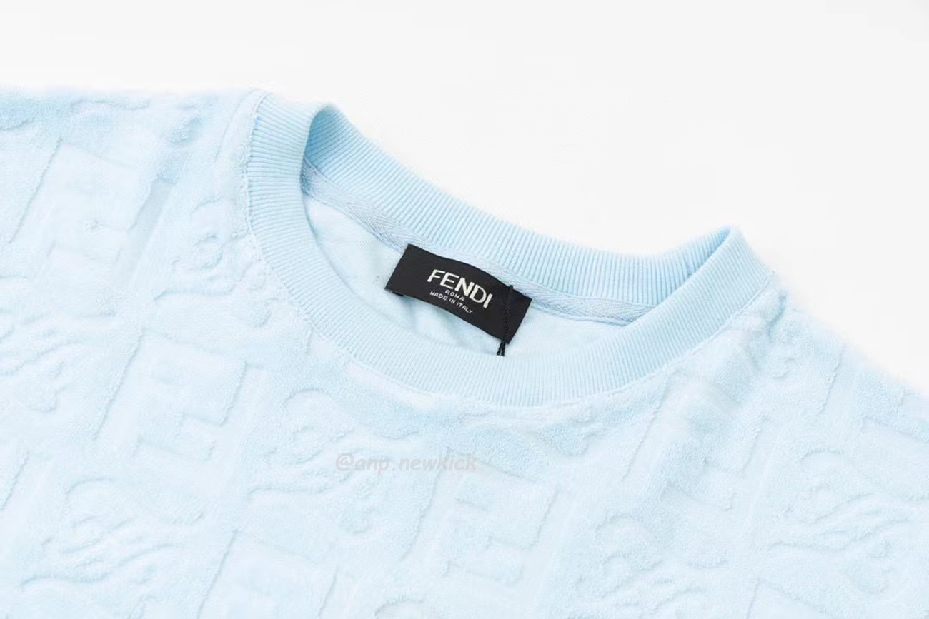 Fendi By Marc Jacobs Jersey Short Sleeved Crew Neck T Shirt White Blue Black Ss23 (10) - www.kitistry.com Fendi By Marc Jacobs Jersey Short Sleeved Crew Neck T Shirt White Blue Black Ss23 (10) - www.kitistry.com