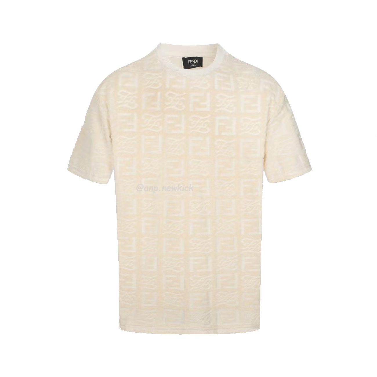 Fendi By Marc Jacobs Jersey Short Sleeved Crew Neck T Shirt White Blue Black Ss23 (5) - www.kitistry.com Fendi By Marc Jacobs Jersey Short Sleeved Crew Neck T Shirt White Blue Black Ss23 (5) - www.kitistry.com