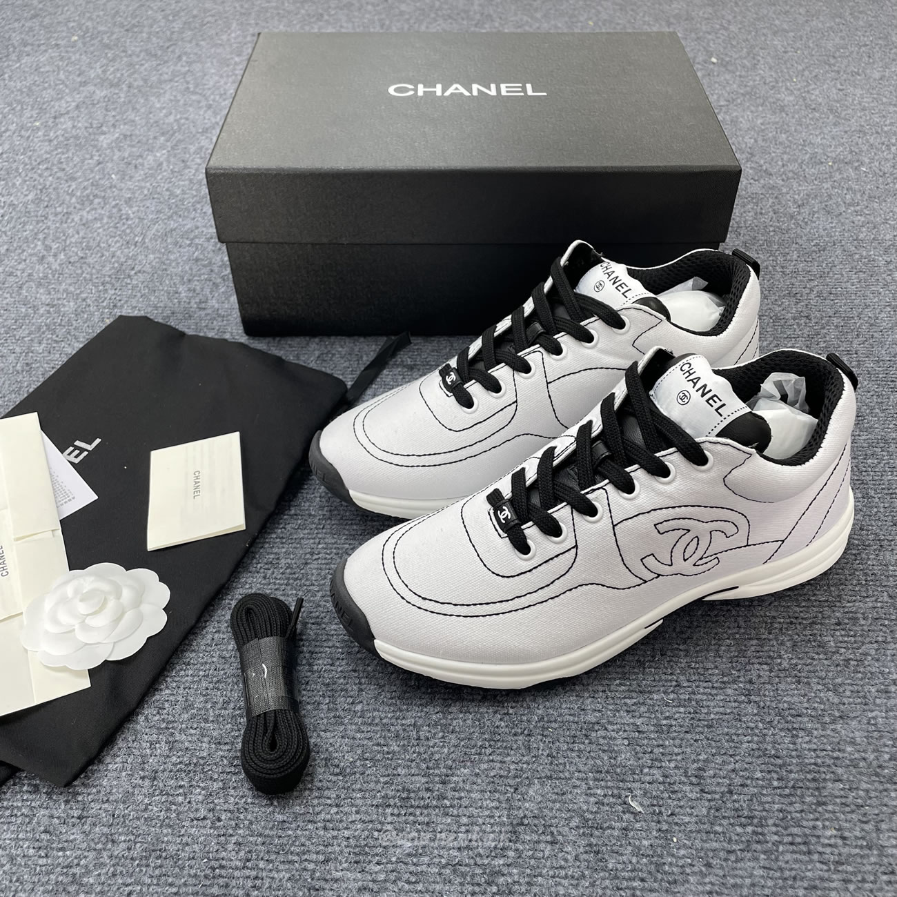 Chanel Low Top Trainer Black White G38299 Y55720 K3845 (5) - www.kitistry.com Chanel Low Top Trainer Black White G38299 Y55720 K3845 (5) - www.kitistry.com