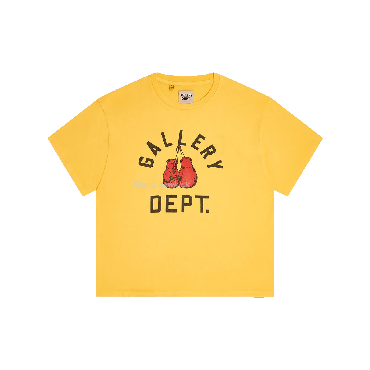 Gallery Dept. Boxing Merch Yellow Black Beige T Shirt (3) - www.kitistry.com Gallery Dept. Boxing Merch Yellow Black Beige T Shirt (3) - www.kitistry.com