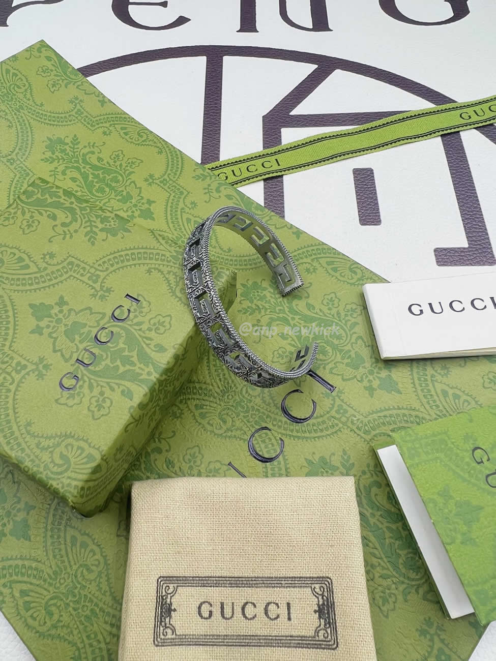 Gucci Bangle Square G Interlocking Gb002b (2) - www.kitistry.com