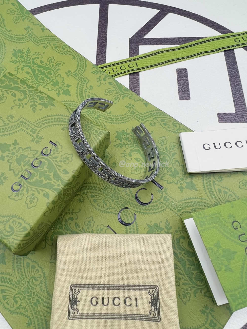 Gucci Bangle Square G Interlocking Gb002b (3) - www.kitistry.com