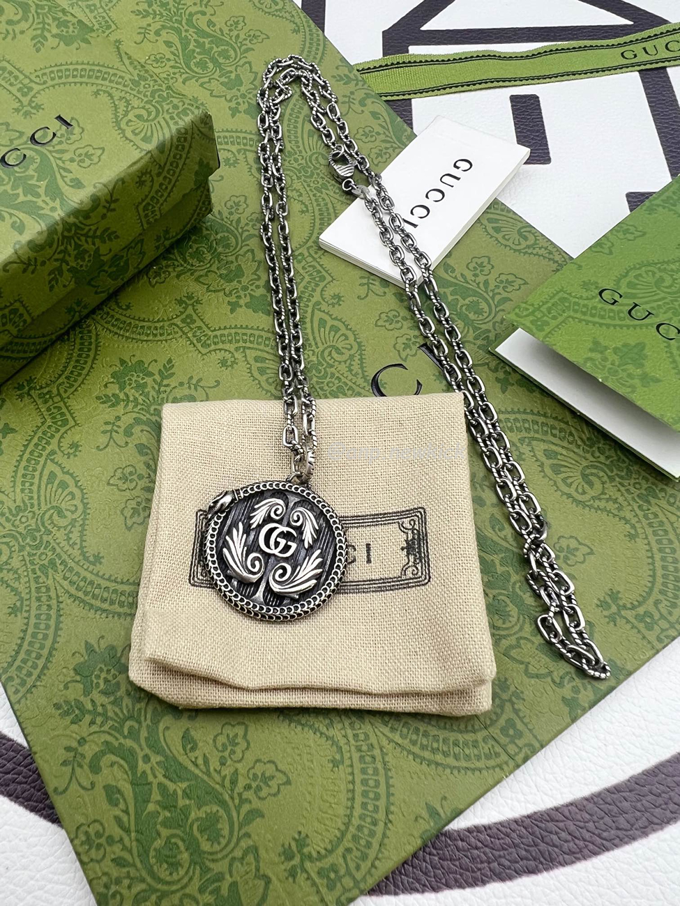 Gucci Silver Gg Logo Necklace (6) - www.kitistry.com Gucci Silver Gg Logo Necklace (6) - www.kitistry.com
