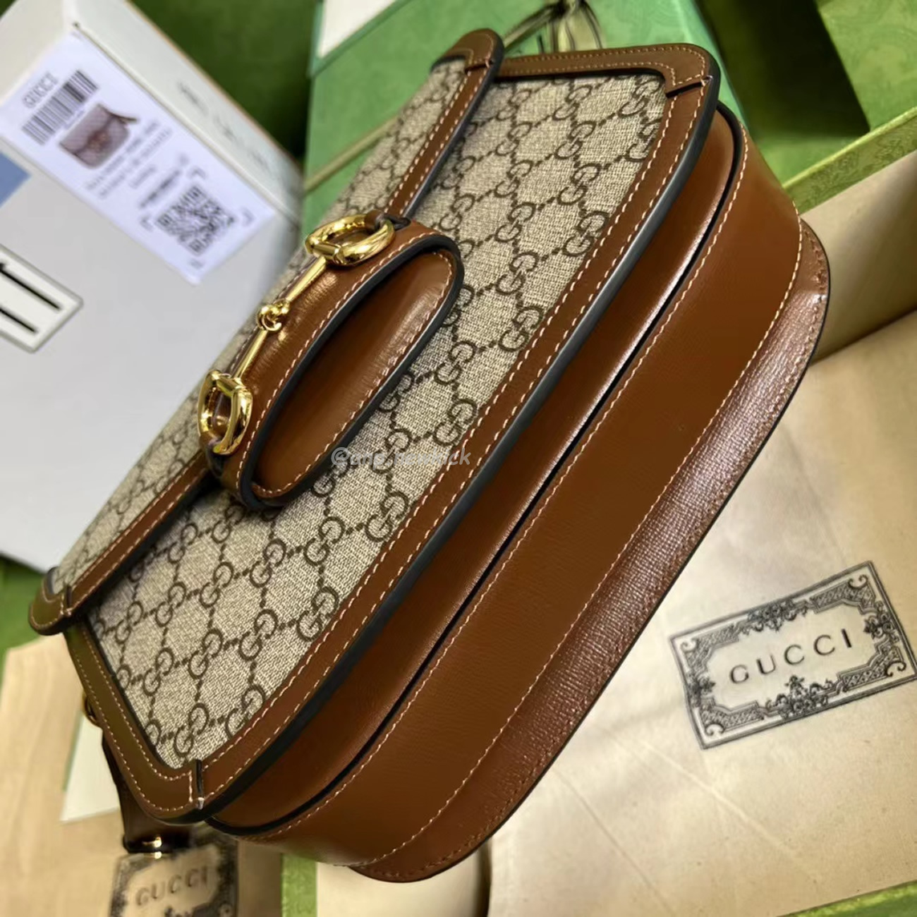 Gucci 1955 Horsebit Shoulder Bag Small Beigebrown (5) - www.kitistry.com Gucci 1955 Horsebit Shoulder Bag Small Beigebrown (5) - www.kitistry.com