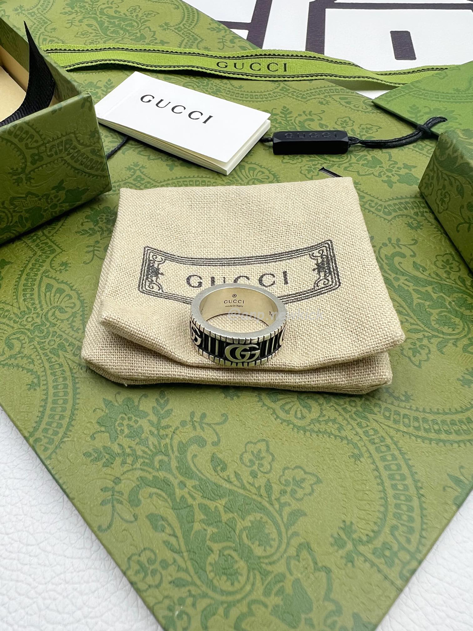 Gucci With Double G Ring Silver In 925 Sterling Silver (5) - www.kitistry.com Gucci With Double G Ring Silver In 925 Sterling Silver (5) - www.kitistry.com