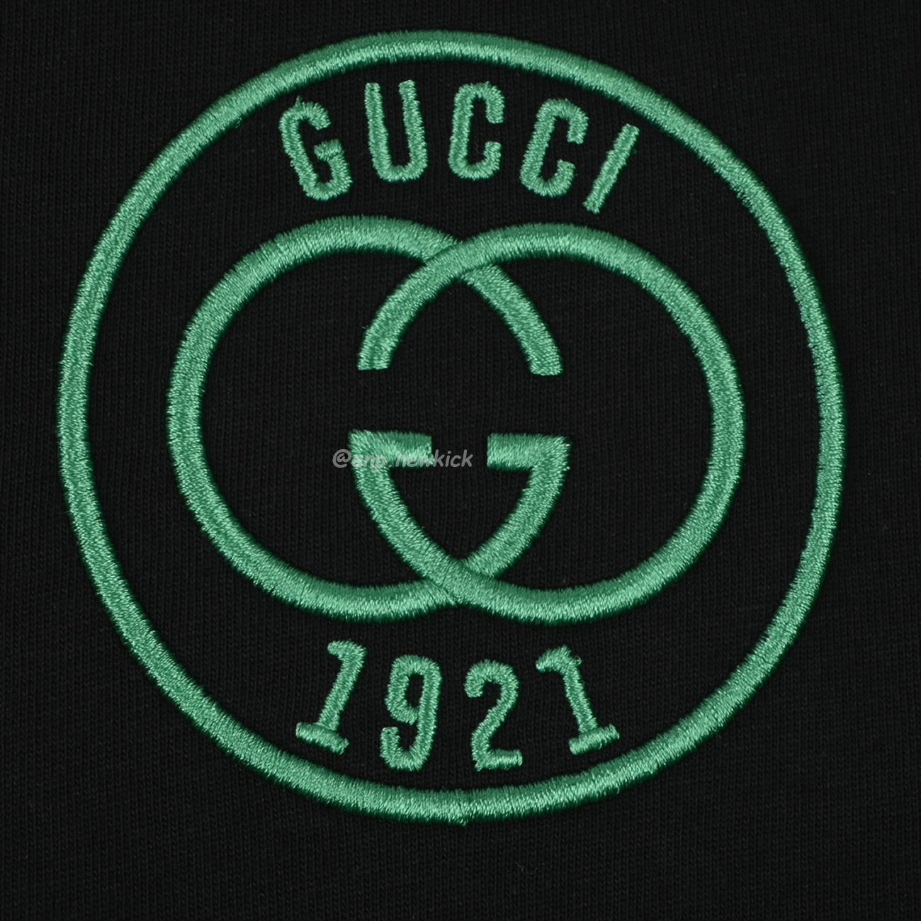 Gucci Color Blocking Logo Letter Embroidered Pattern Short Sleeved T Shirt (6) - www.kitistry.com