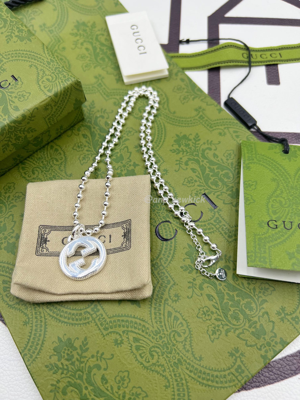 Gucci Interlocking Necklace Silver (5) - www.kitistry.com Gucci Interlocking Necklace Silver (5) - www.kitistry.com