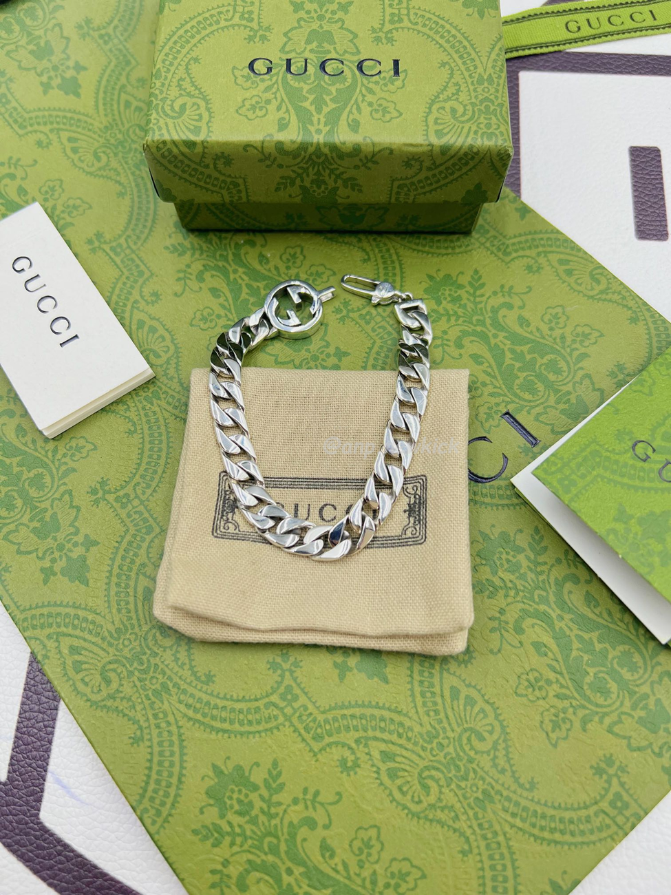 Gucci Interlocking Bracelet In Palladium Metal (1) - www.kitistry.com Gucci Interlocking Bracelet In Palladium Metal (1) - www.kitistry.com