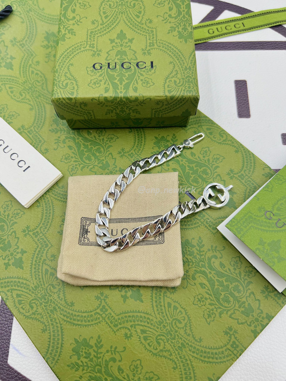Gucci Interlocking Bracelet In Palladium Metal (2) - www.kitistry.com Gucci Interlocking Bracelet In Palladium Metal (2) - www.kitistry.com