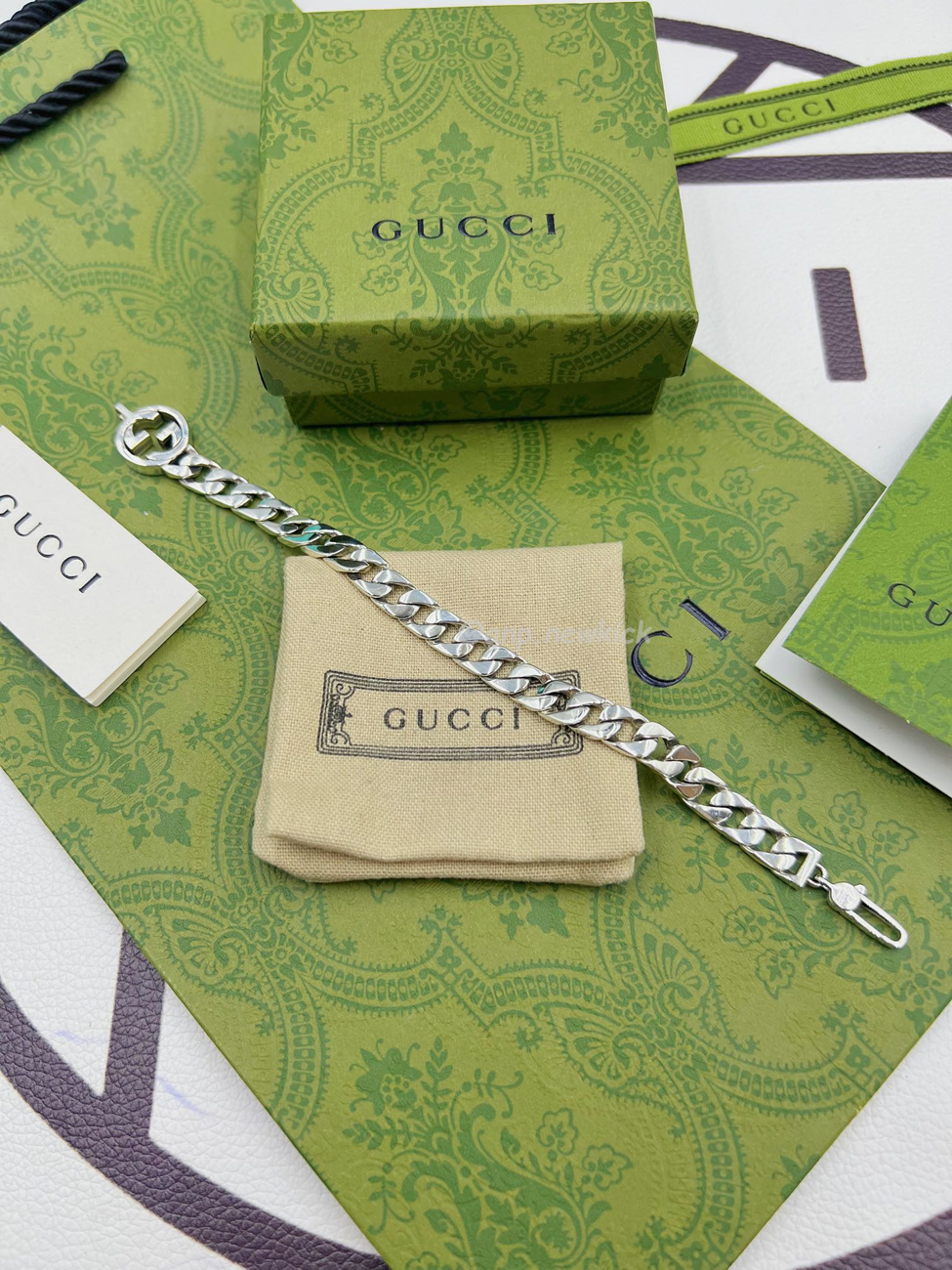 Gucci Interlocking Bracelet In Palladium Metal (4) - www.kitistry.com Gucci Interlocking Bracelet In Palladium Metal (4) - www.kitistry.com