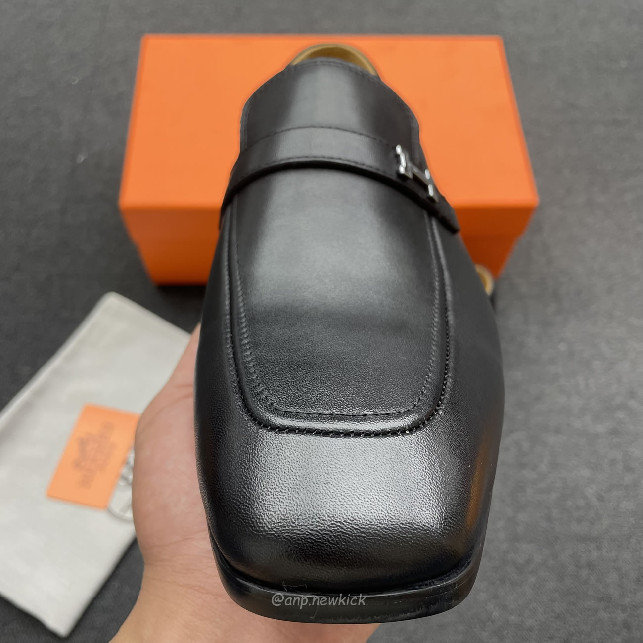 Hermes Goatskin Mens Giovanni Loafer Black (7) - www.kitistry.com Hermes Goatskin Mens Giovanni Loafer Black (7) - www.kitistry.com