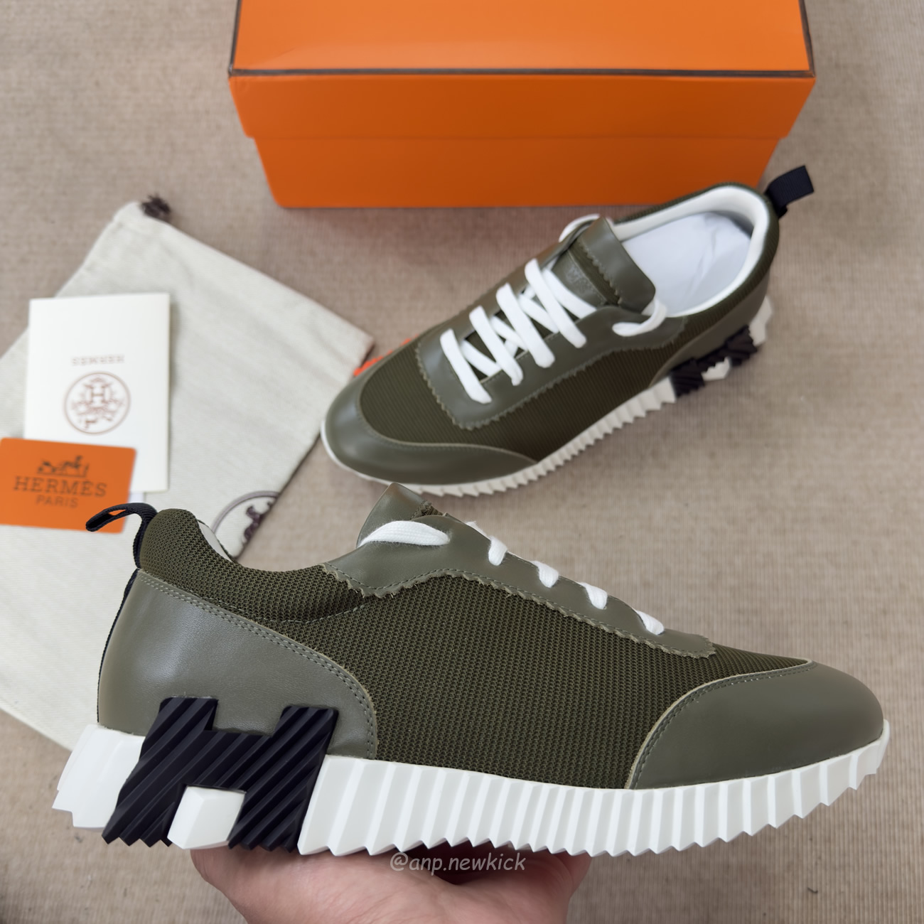 Hermes Bouncing Sneaker Matcha Blanc (5) - www.kitistry.com Hermes Bouncing Sneaker Matcha Blanc (5) - www.kitistry.com
