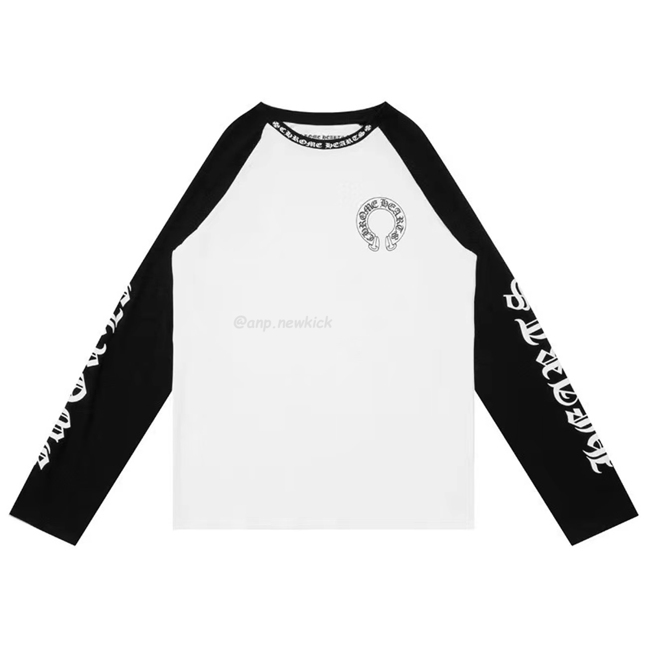 Chrome Hearts Horseshoe Baseball White Black T Shirt (1) - www.kitistry.com